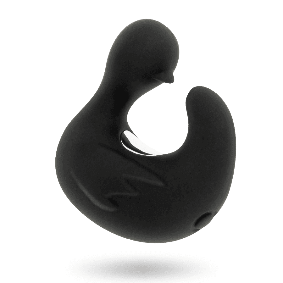 BLACK&SILVER - DUCKYMANIA RECHARGEABLE SILICONE STIMULATING DUCK THIMBLE 5