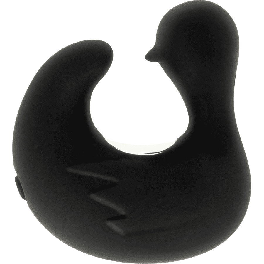 BLACK&SILVER - DUCKYMANIA RECHARGEABLE SILICONE STIMULATING DUCK THIMBLE 4