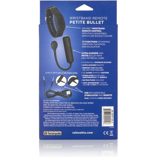 CALEXOTICS - WRISTBAND REMOTE PETITE BULLET 4