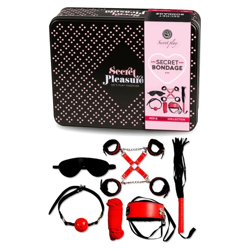 SECRETPLAY - BDSM SET 6 PCS RED COLLECTION 2