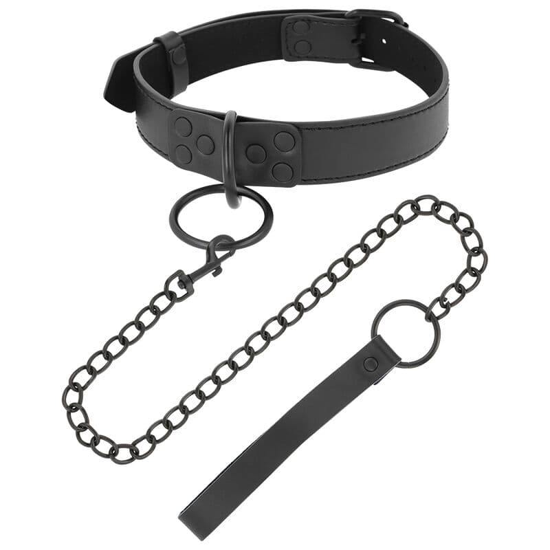 DARKNESS - BLACK NECKLACE WITH CHAIN 2