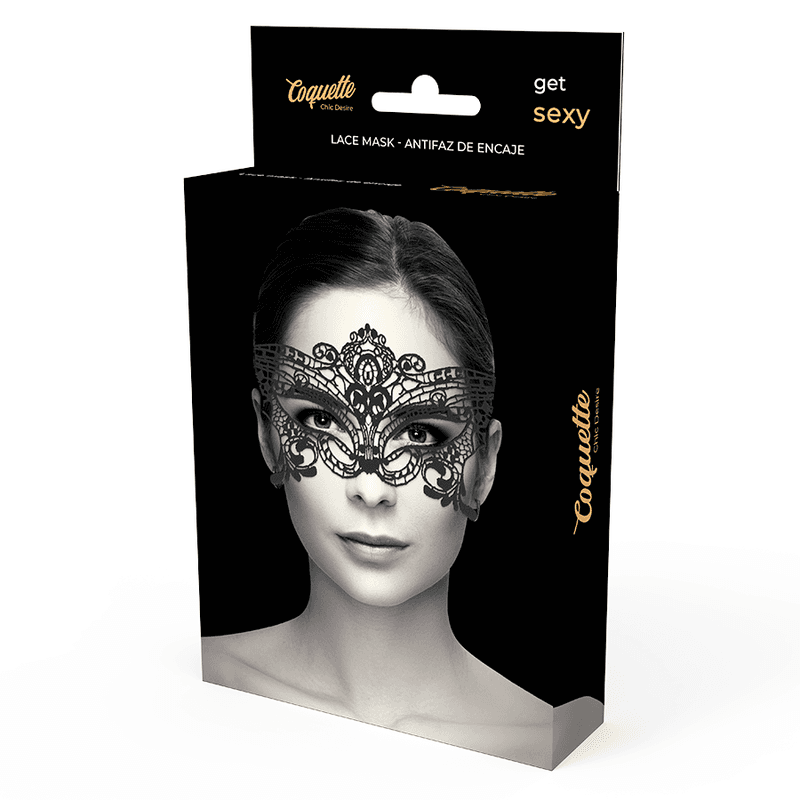COQUETTE CHIC DESIRE - LACE MASK BLACK 5