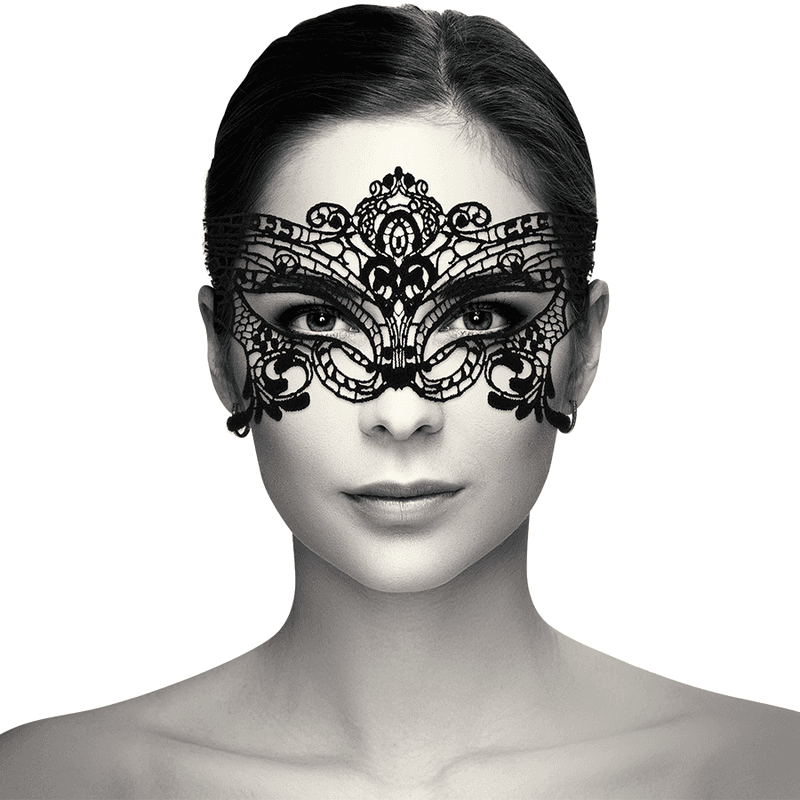 COQUETTE CHIC DESIRE - LACE MASK BLACK 2