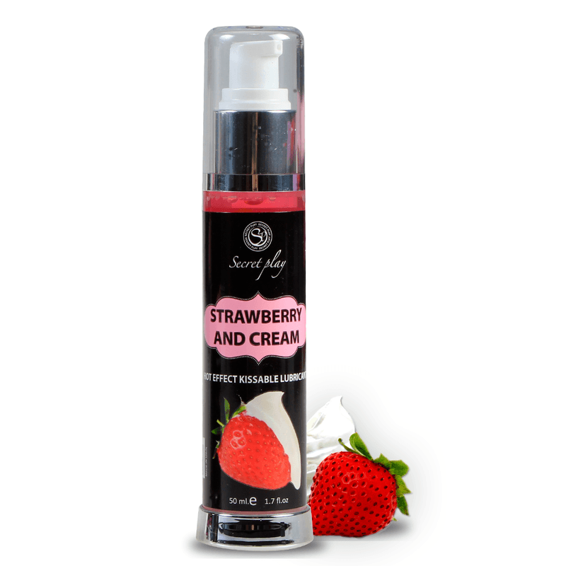 SECRETPLAY - LUBRICANT 2-1 HEAT EFFECT STRAWBERRY & CREAM 50 ML 2