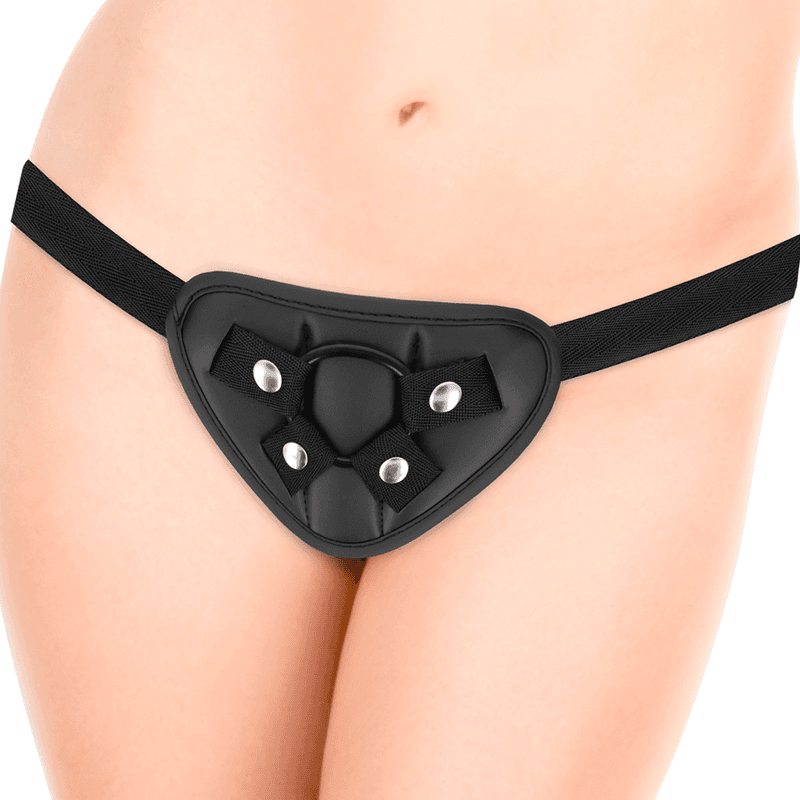 CYBER SILICOCK - STRAP-ON HARNESS WITH 3 RINGS FREE 2