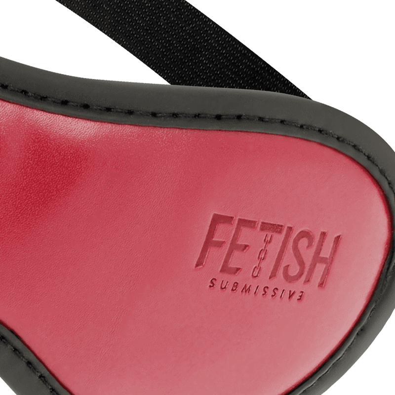 FETISH SUBMISSIVE DARK ROOM - VEGAN LEATHER MASK WITH NEOPRENE LINING 5