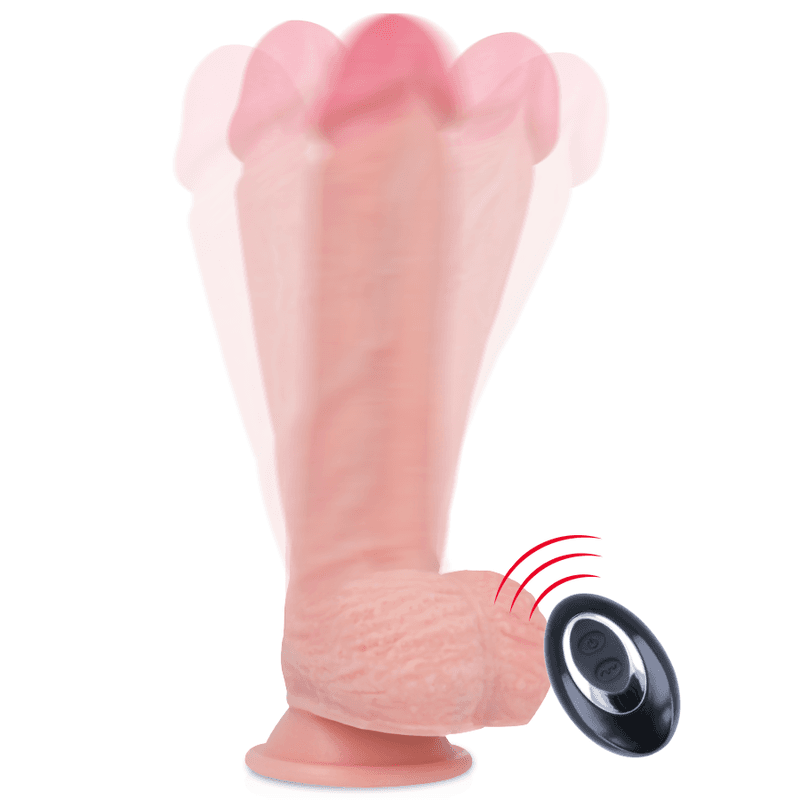 ROCKARMY - HARNESS + LIQUID SILICONE VIBRATOR PREMIUM APACHE REMOTE CONTROL 20.5 CM -O- 4.62 CM 5