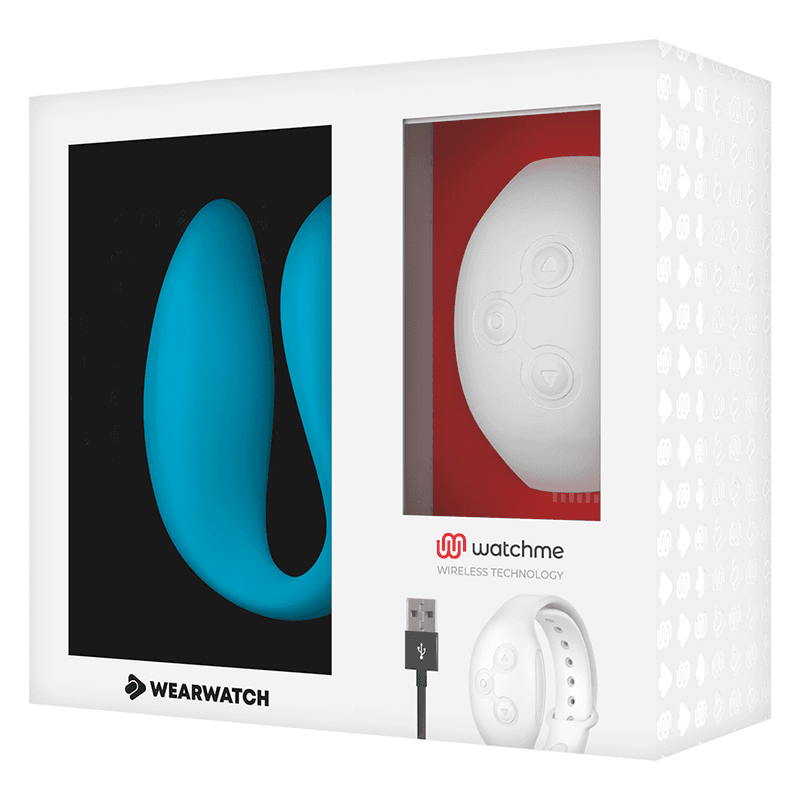 WEARWATCH - WATCHME DUAL TECHNOLOGY VIBRATOR INDIGO/SNOW 5