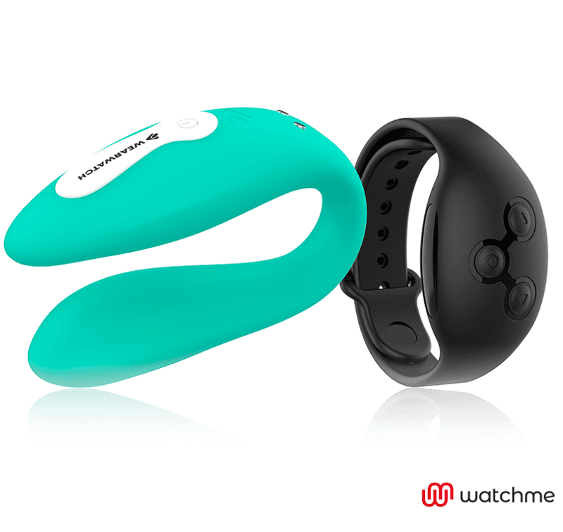 WEARWATCH - DUAL TECHNOLOGY VIBRATOR WATCHME AQUAMARINE / JET 2