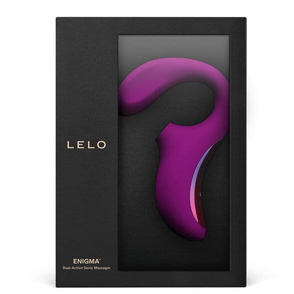 LELO - ENIGMA DOUBLE SUCTION STIMULATION PURPLE MASSAGER 2