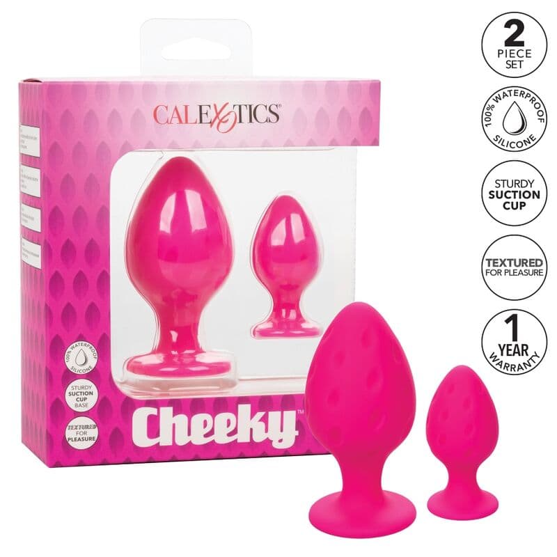CALEXOTICS - CHEEKY BUTTPLUG PINK 2