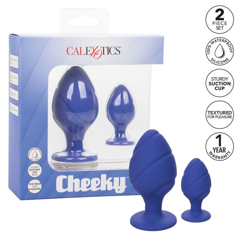 CALEXOTICS - CHEEKY BUTTPLUG PURPLE 2