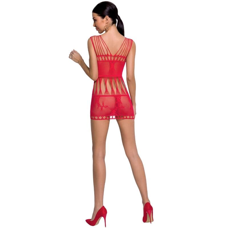 PASSION - WOMAN BS090 RED BODYSTOCKING ONE SIZE 2