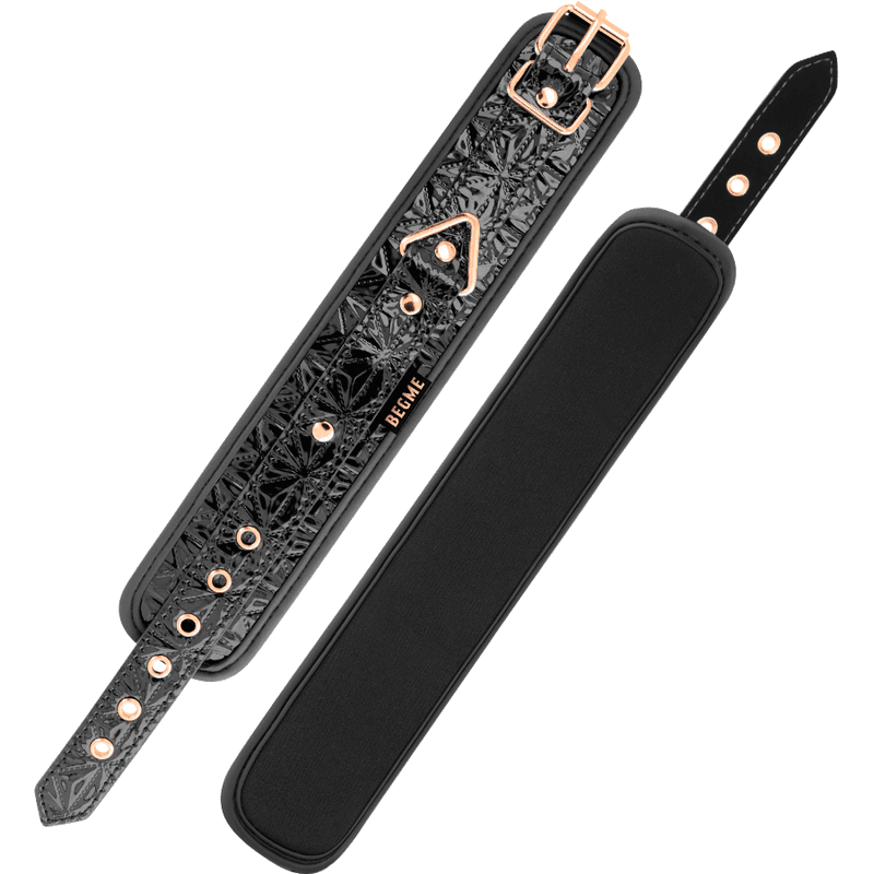 BEGME - BLACK EDITION PREMIUM HANDCUFFS WITH NEOPRENE LINING 5