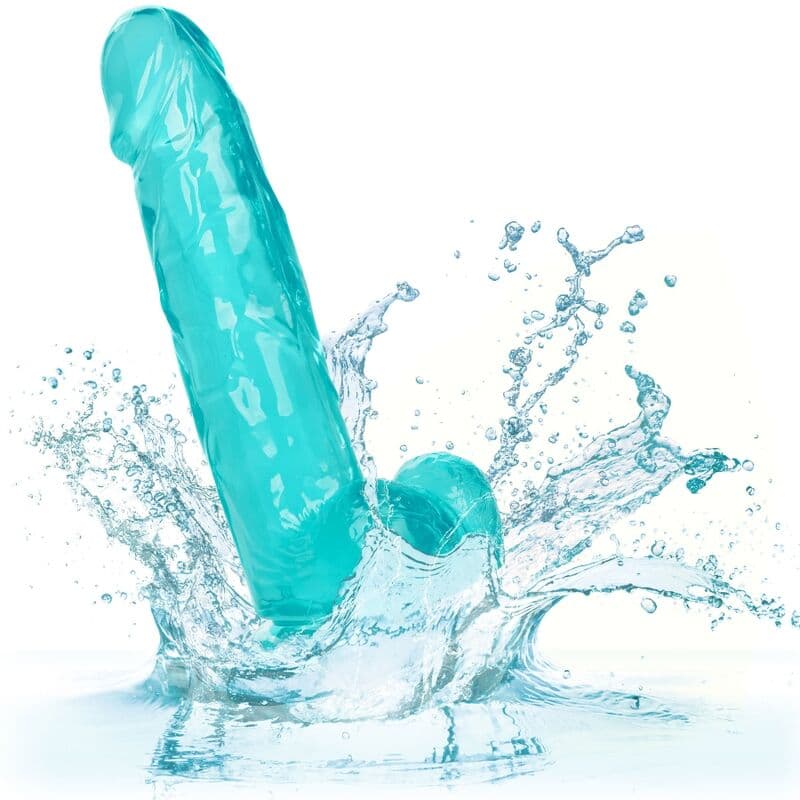 CALEXOTICS - SIZE QUEEN DILDO BLUE 15.3 CM 5