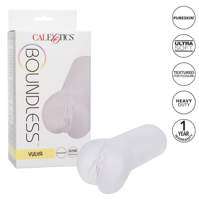 CALEXOTICS - BOUNDLESS VULVA STROKER TRANSPARENT 4