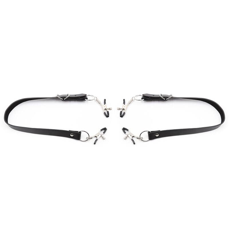 OHMAMA FETISH - CLITORIS CLAMPS WITH LEG STRAPS 2