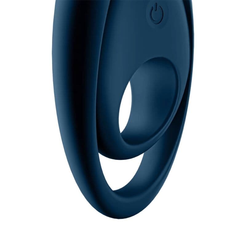 SATISFYER - GLORIOUS DUO RING VIBRATOR BLUE 2
