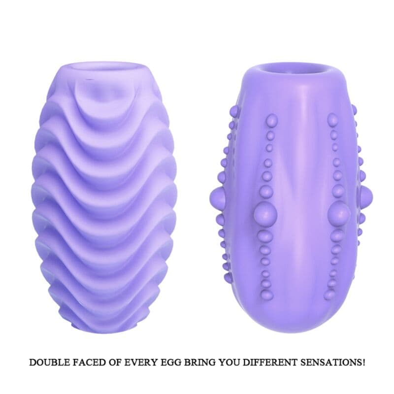 PRETTY LOVE - DOUBLE SIDED LILAC MASTURBATOR EGG 3