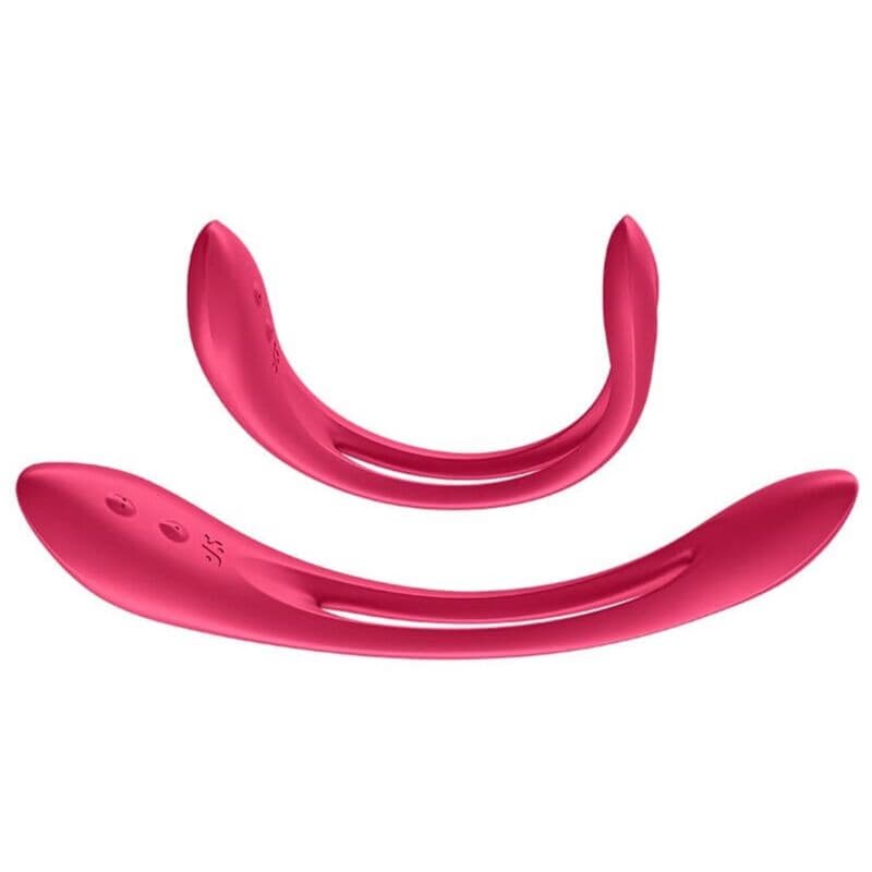 SATISFYER - ELASTIC JOY MULTI VIBRATOR RED 3