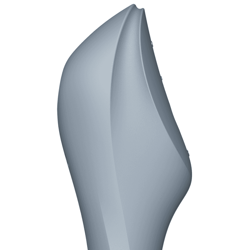 SATISFYER - CURVY TRINITY 3 AIR PULSE VIBRATOR GREY 2