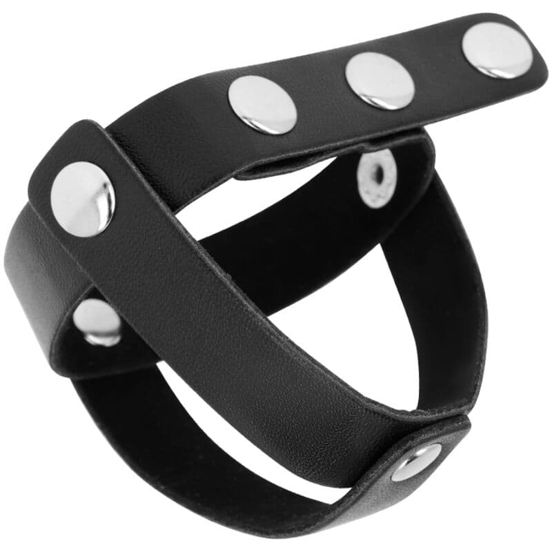 OHMAMA FETISH LEATHER BALL CAGE 2