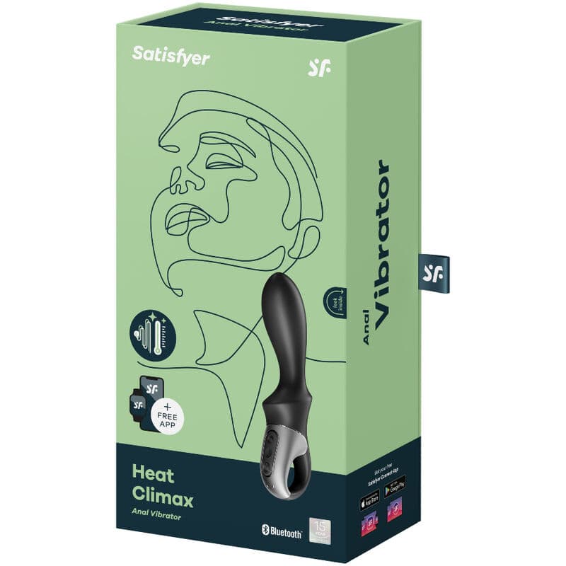 SATISFYER - HEAT CLIMAX ANAL VIBRATOR APP BLACK 4