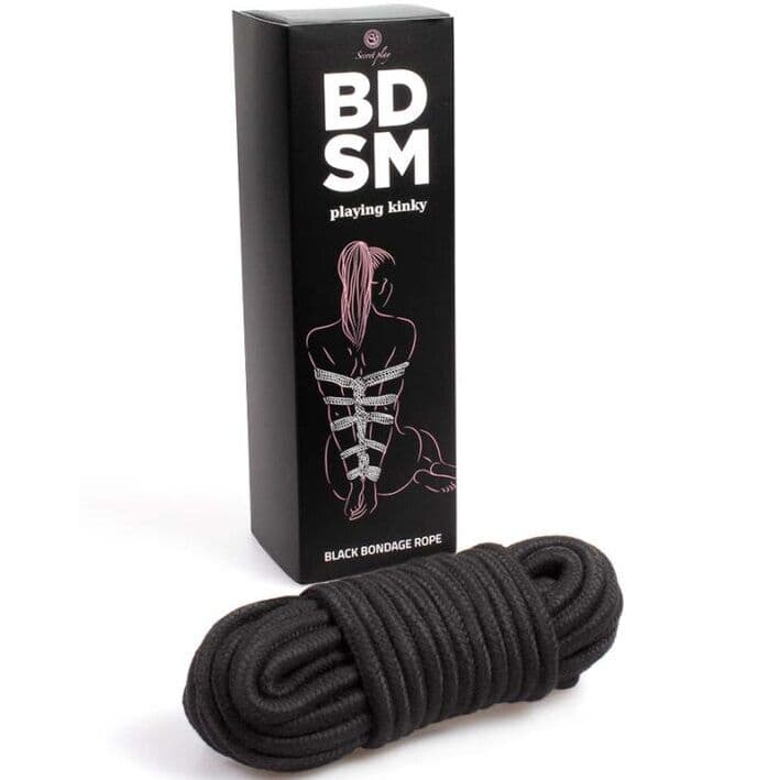 SECRETPLAY - BLACK BONDAGE ROPE BDSM COLLECTION 2