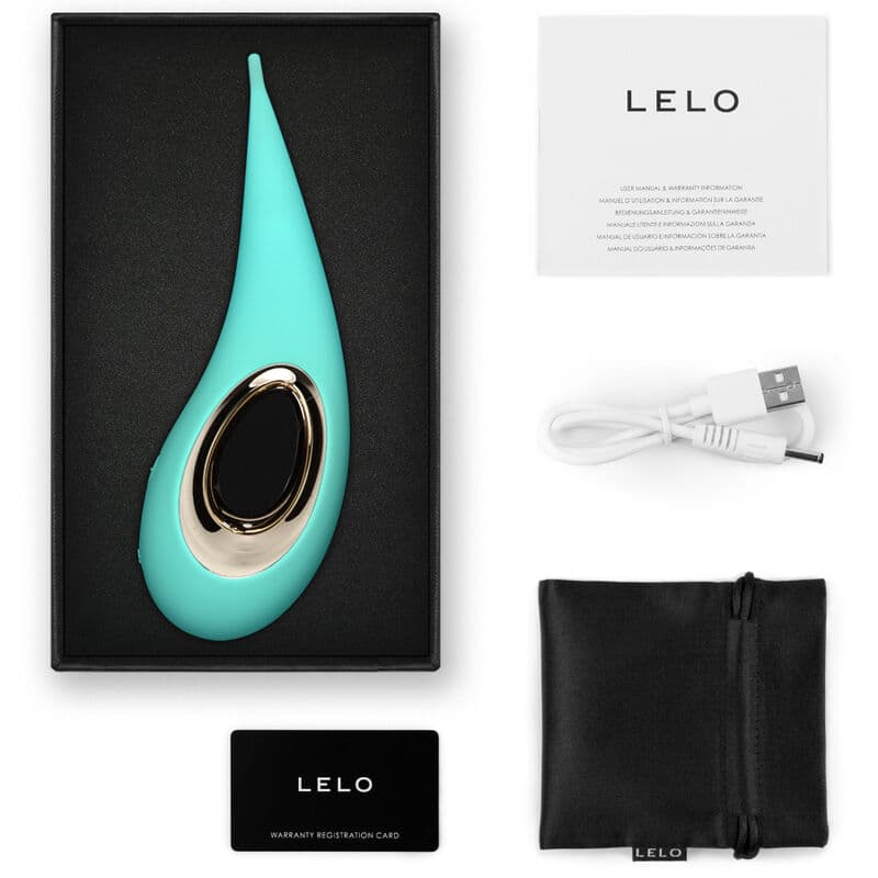 LELO - DOT CLITORIS STIMULATOR - AQUA GREEN 2