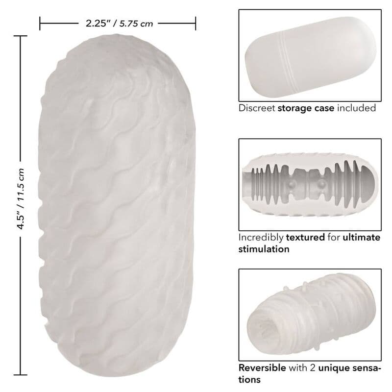 CALEXOTICS - REVERSIBLE RIBBED STROKER 3