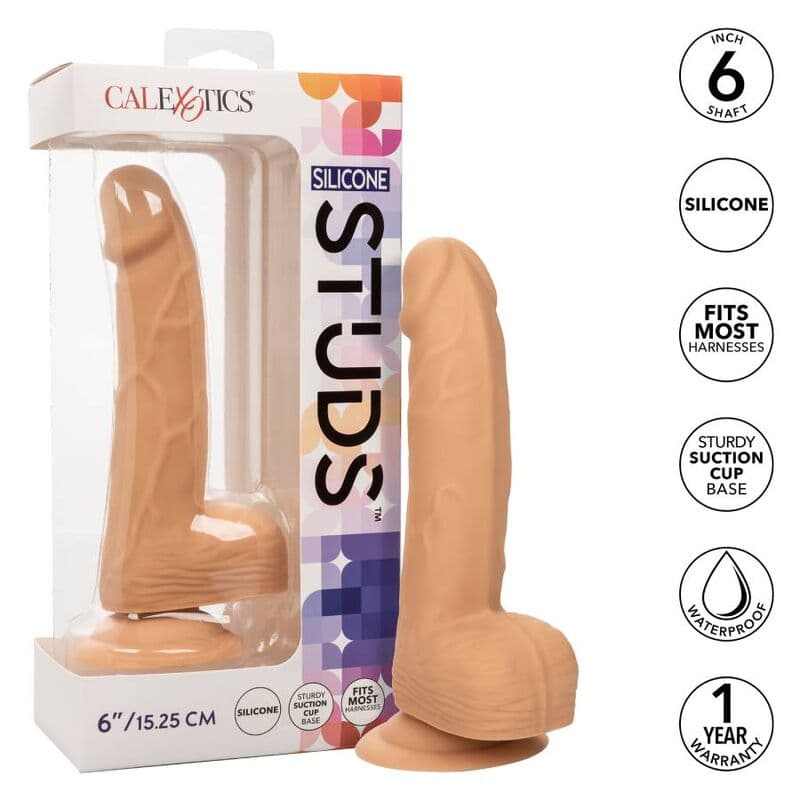 CALEXOTICS - SILICONE STUDS 15.24 CM SKIN 2