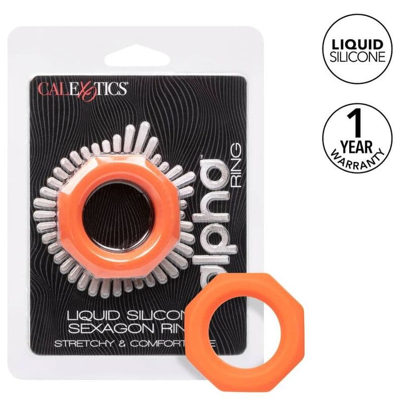CALEXOTICS - ALPHA SEXAGON RING ORANGE 3