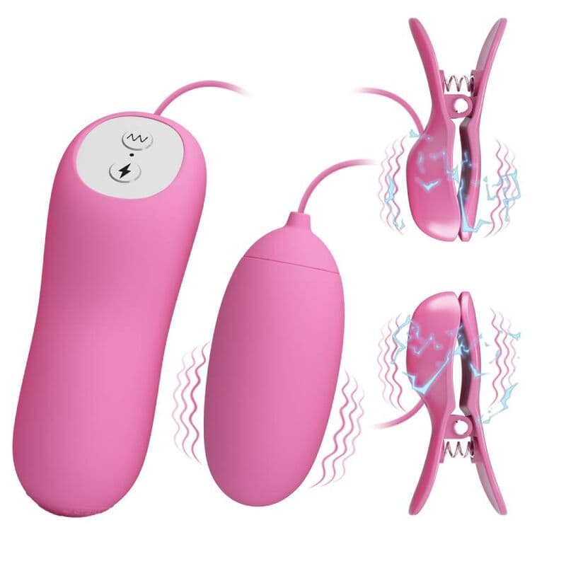 PRETTY LOVE - TWEEZERS WITH VIBRATION AND PINK ELETROSHOCK 5