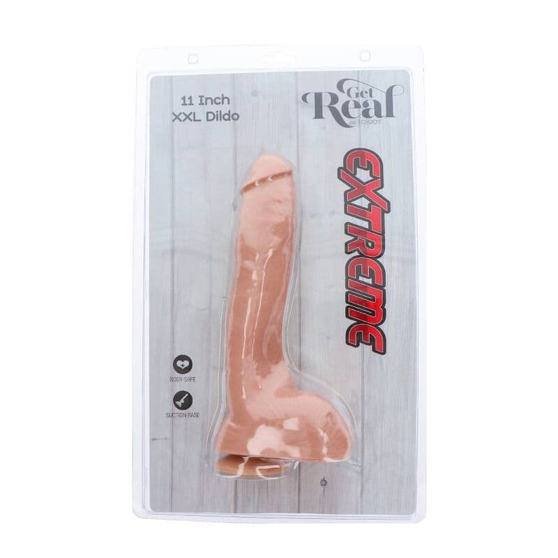 GET REAL - EXTREME XXL DILDO 28 CM SKIN 5