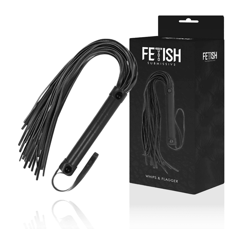 FETISH SUBMISSIVE - VEGAN LEATHER WHIP 2