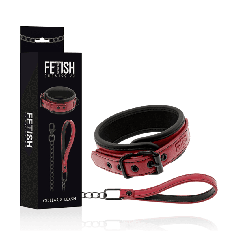FETISH SUBMISSIVE DARK ROOM - NEOPRENE LINING CHAIN NECKLACE 2
