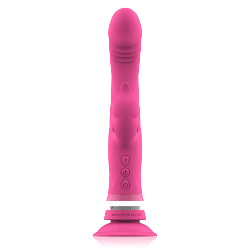 INTENSE - JULIO RABBIT VIBRATOR PINK SILICONE 5