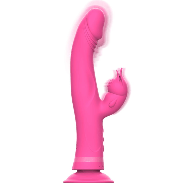 INTENSE - JULIO RABBIT VIBRATOR PINK SILICONE 2