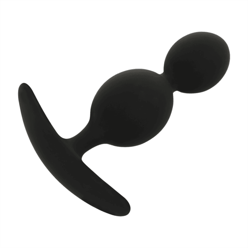 BLACK&SILVER - ORSON PLUG SILICONE 2 ANAL WAVES 9 CM 2