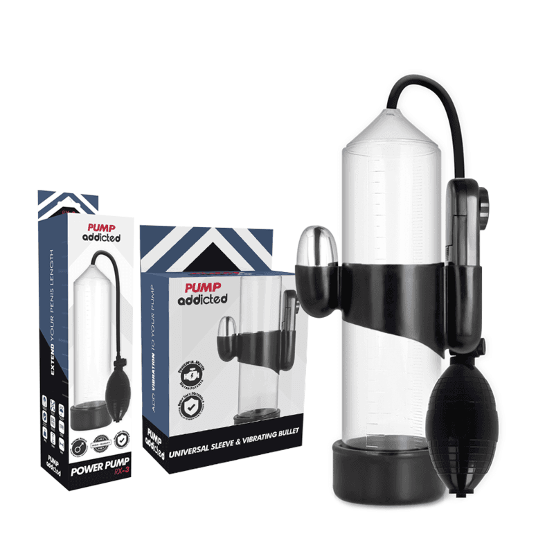PUMP ADDICTED - RX3 TRANSPARENT VIBRATOR 2