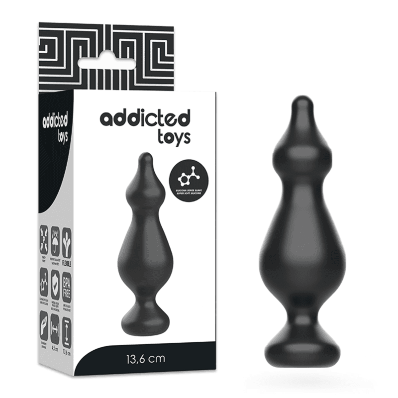 ADDICTED TOYS - ANAL SEXUAL PLUG 13.6 CM BLACK 2