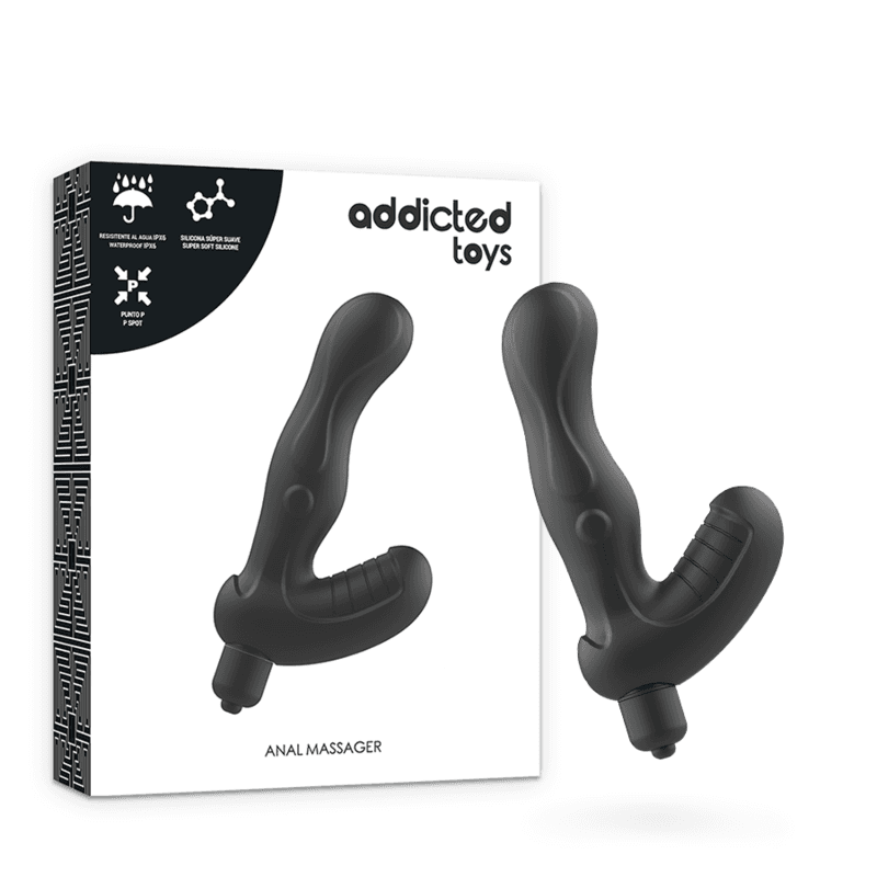 ADDICTED TOYS - P-SPOT VIBE SILICONE PROSTATE ANAL STIMULATOR 2