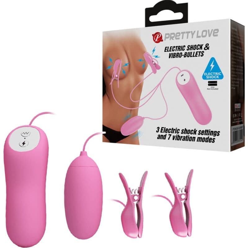 PRETTY LOVE - TWEEZERS WITH VIBRATION AND PINK ELETROSHOCK 2