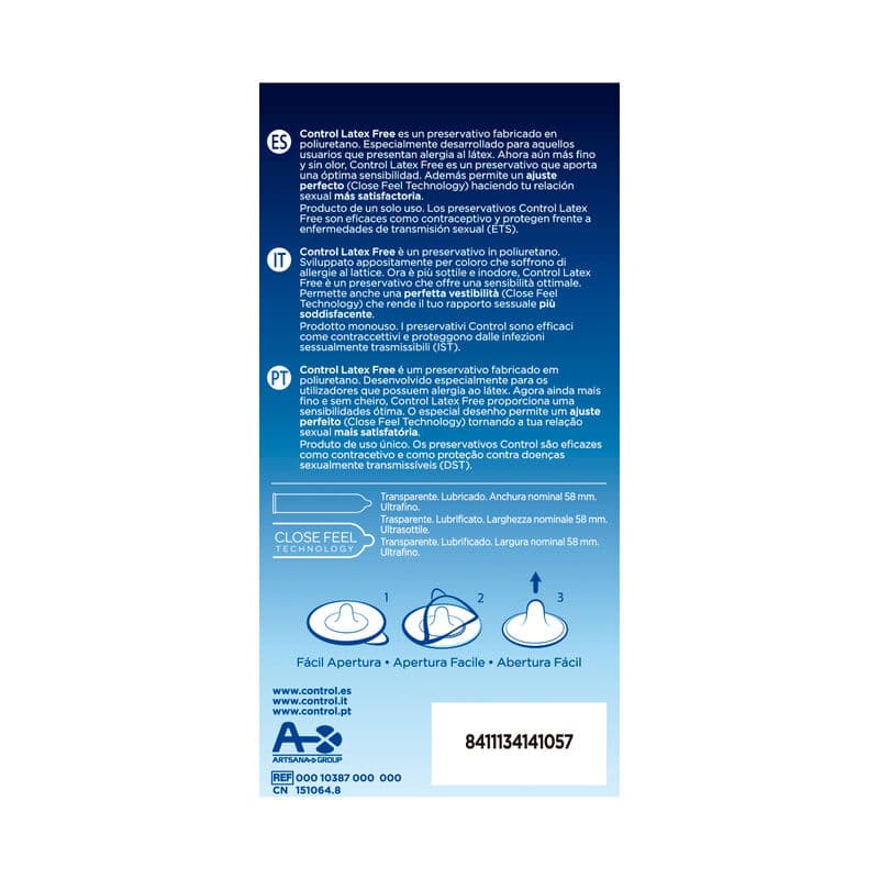 CONTROL - FREE SIN LATEX CONDOMS 5 UNITS 2