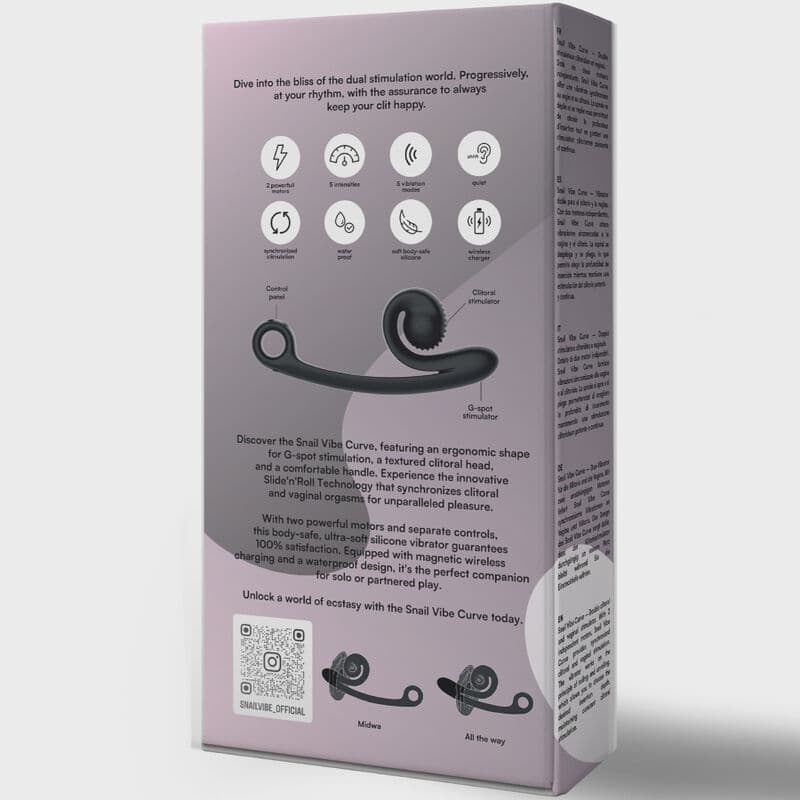 SNAIL VIBE - CURVE VIBRATOR BLACK 5
