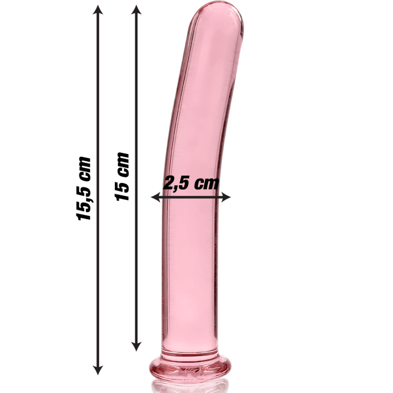 NEBULA SERIES BY IBIZA - MODELO 9 DILDO CRISTAL 15.5 CM -O- 2.5 CM 5