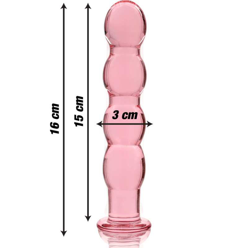 NEBULA SERIES BY IBIZA - MODELO 10 DILDO CRISTAL 16.5 CM -O- 3.5 CM 5