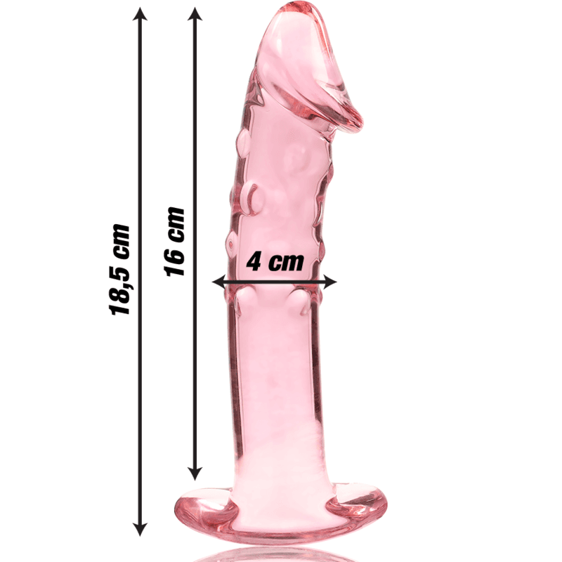 NEBULA SERIES BY IBIZA - MODELO 19 DILDO CRISTAL 18.5 CM -O- 4 CM 5