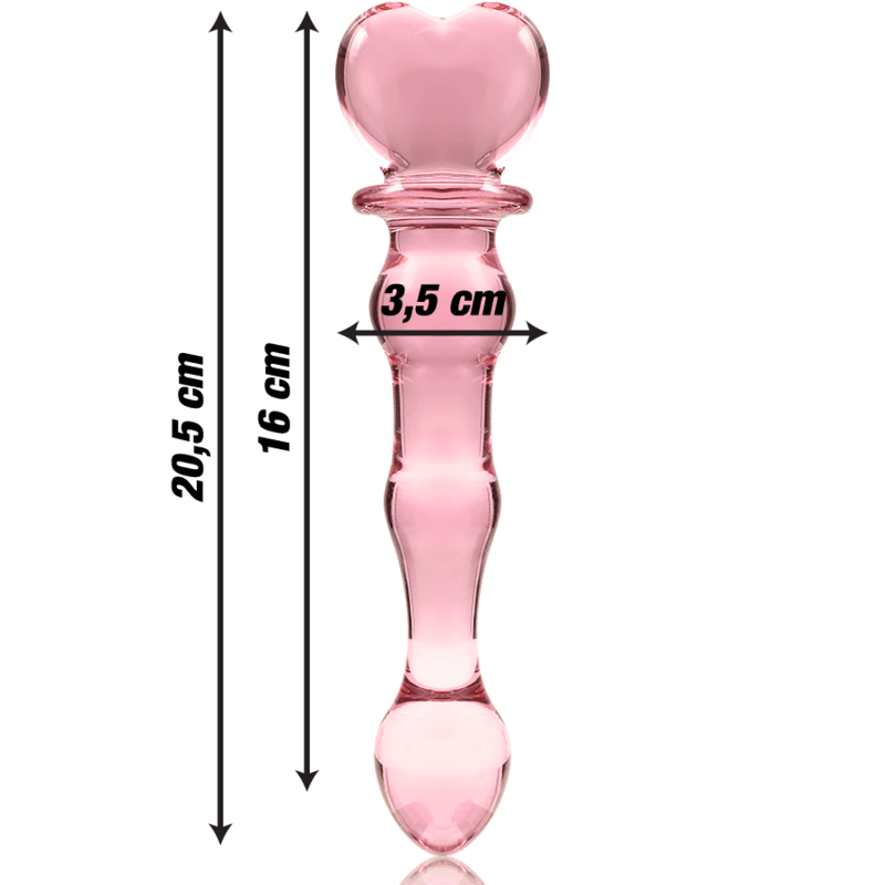 NEBULA SERIES BY IBIZA - MODELO 21 DILDO CRISTAL 20.5 CM -O- 3.5 CM 5