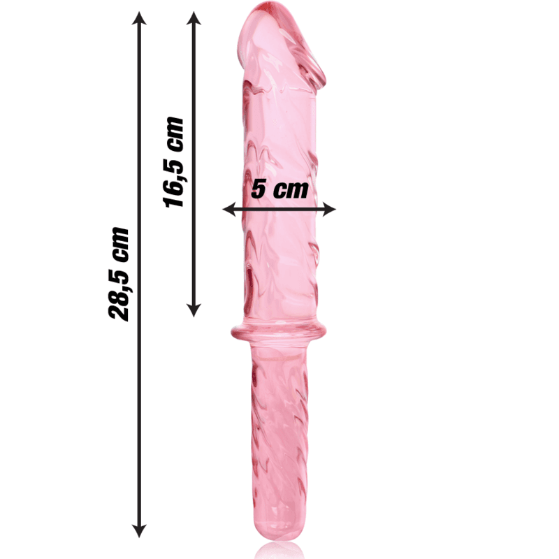 NEBULA SERIES BY IBIZA - MODELO 24 DILDO CRISTAL 28.5 CM -O- 5 CM 5